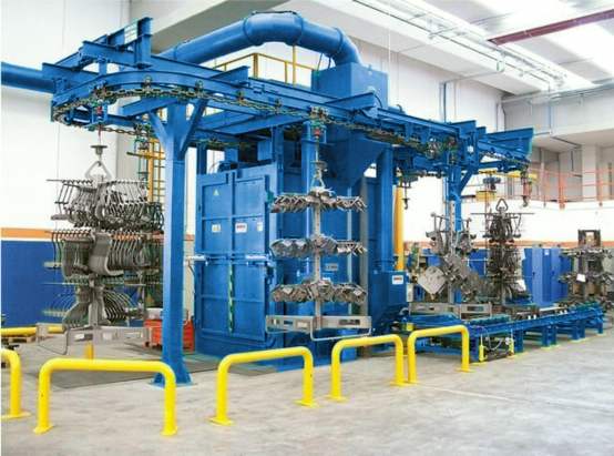 汽車齒輪懸鏈式拋丸強化機 汽車齒輪懸鏈式拋丸強化機