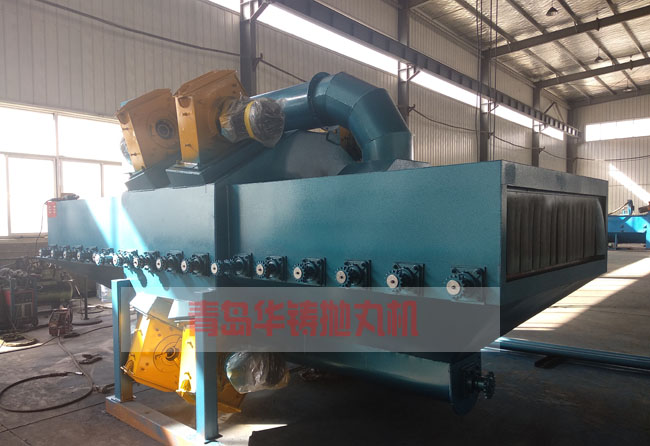 圖一，八個(gè)拋頭拋丸機(jī)