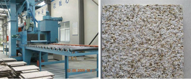 大理石拋毛機(jī)，大理石噴砂拋丸機(jī)